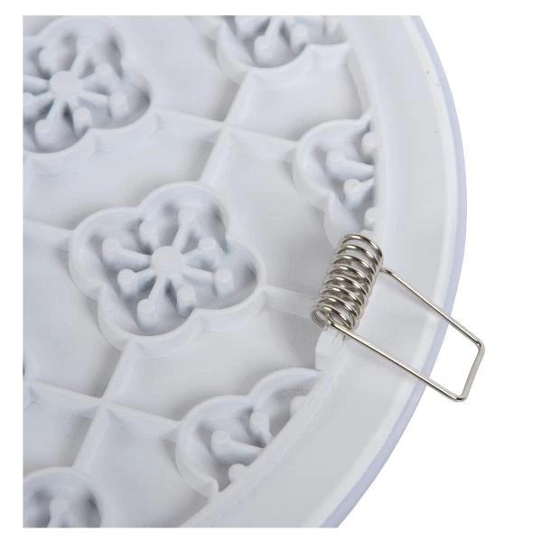Lucide CERES-LED - Plafonnier Salle de bains - Ø 21,5 cm - LED Dim. - 1x30W 3000K - IP44 - Blanc - détail 5